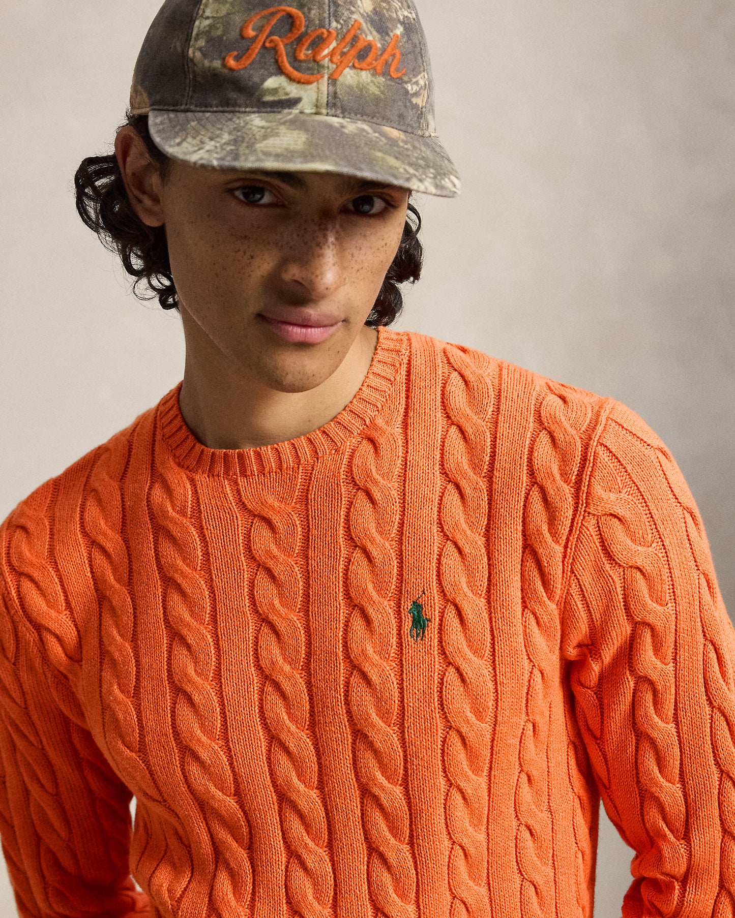 Cable-Knit Cotton Jumper