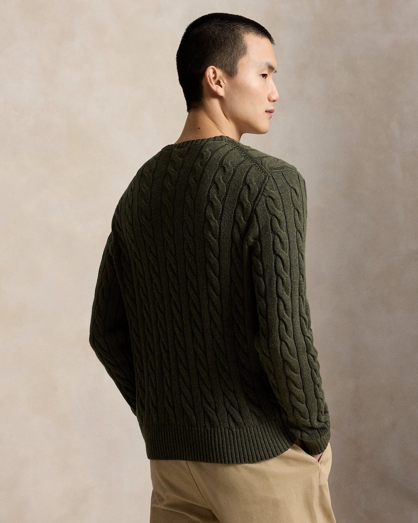 Cable-Knit Cotton Jumper