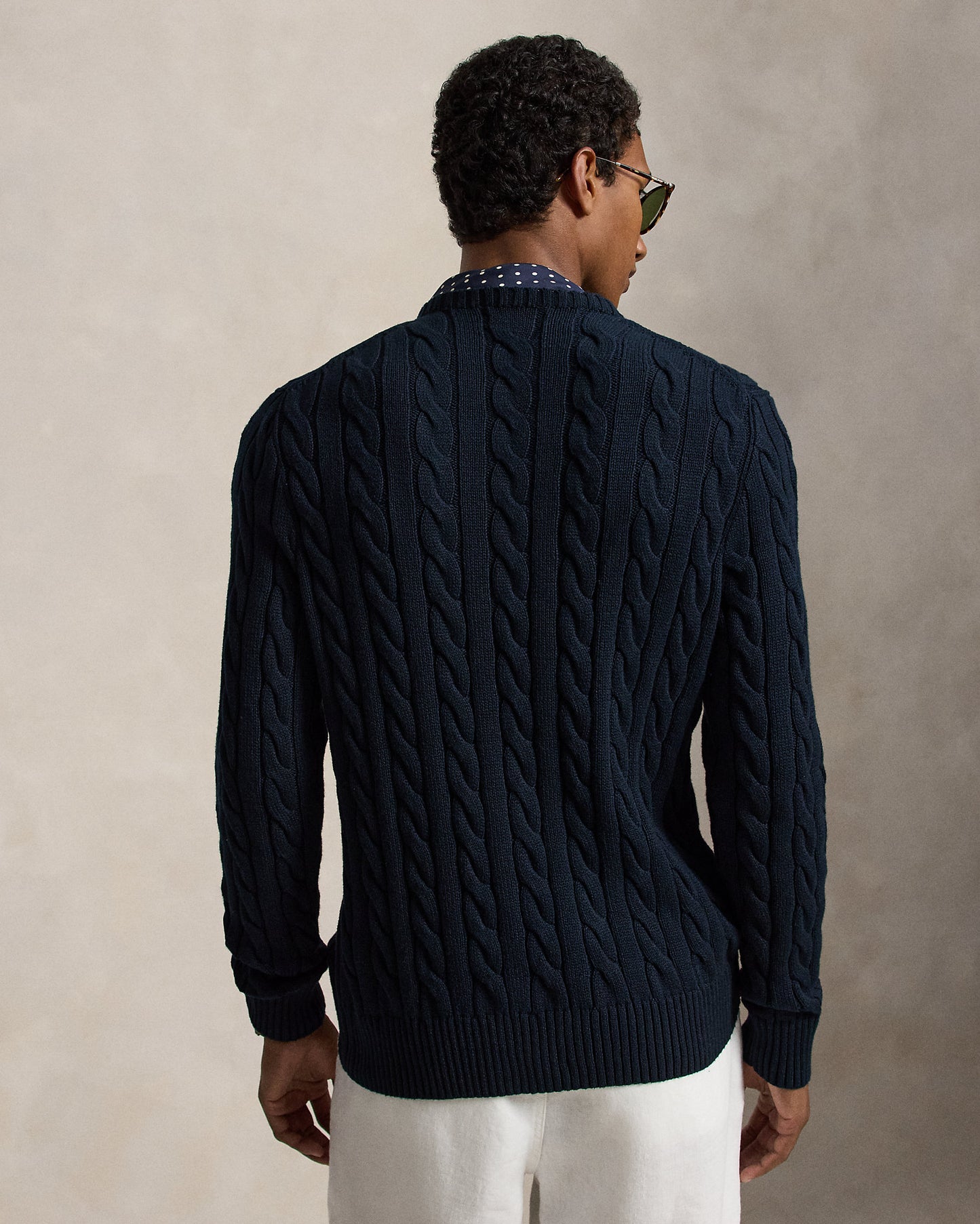 Cable-Knit Cotton Jumper