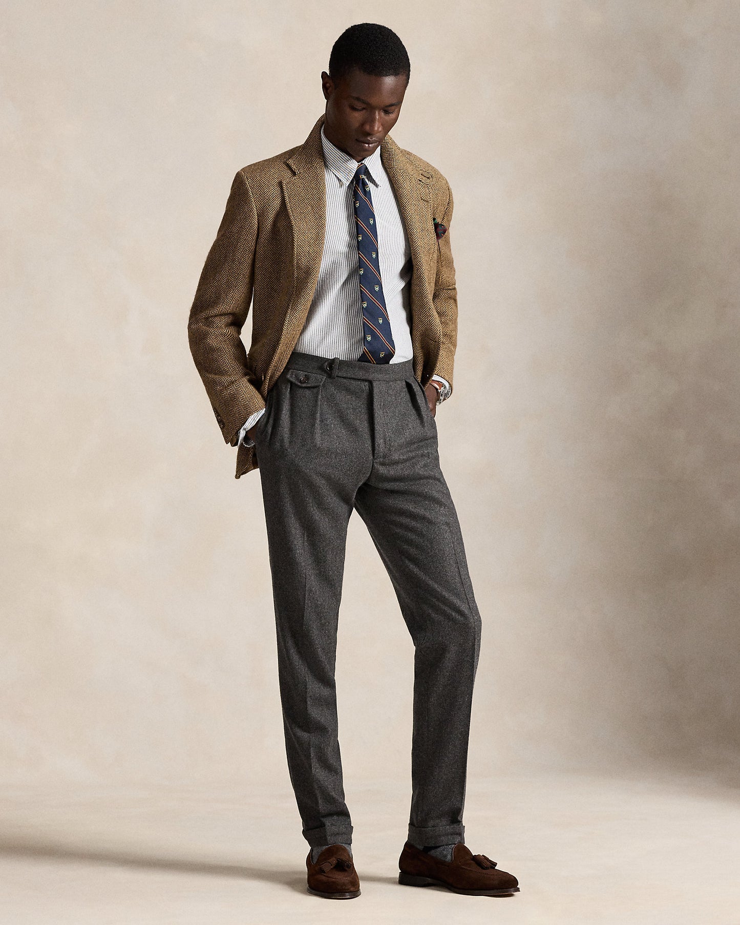 Custom Fit Striped Oxford Shirt