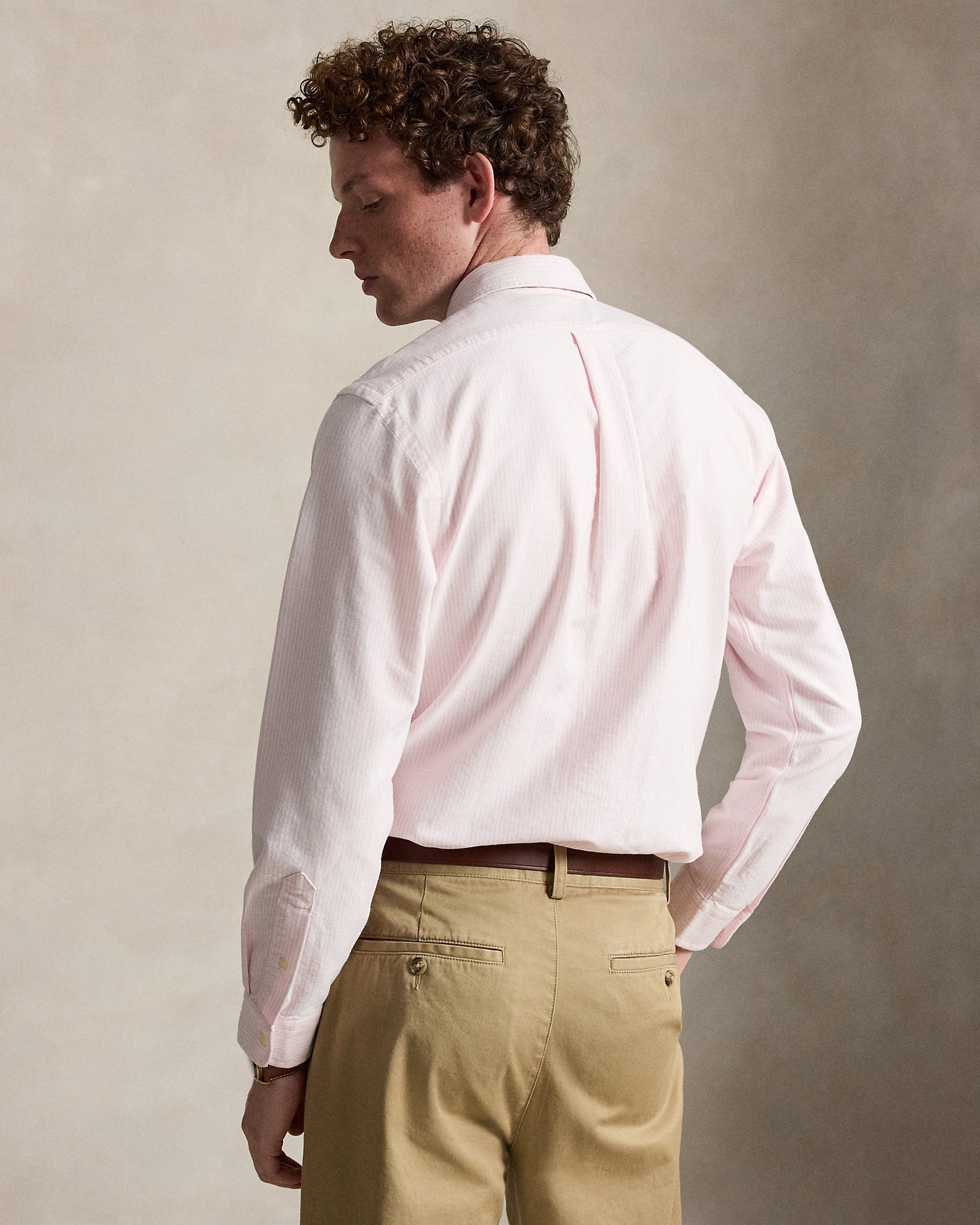 Custom Fit Striped Oxford Shirt
