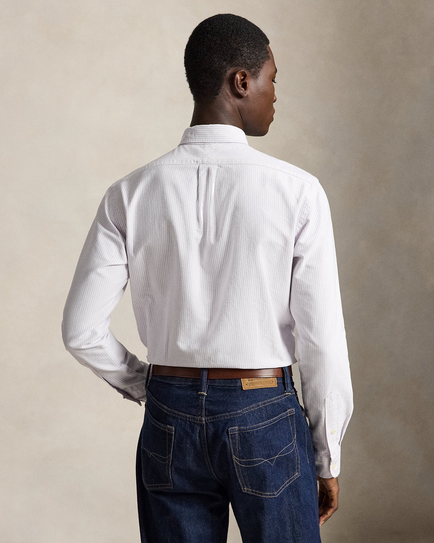 Custom Fit Striped Oxford Shirt