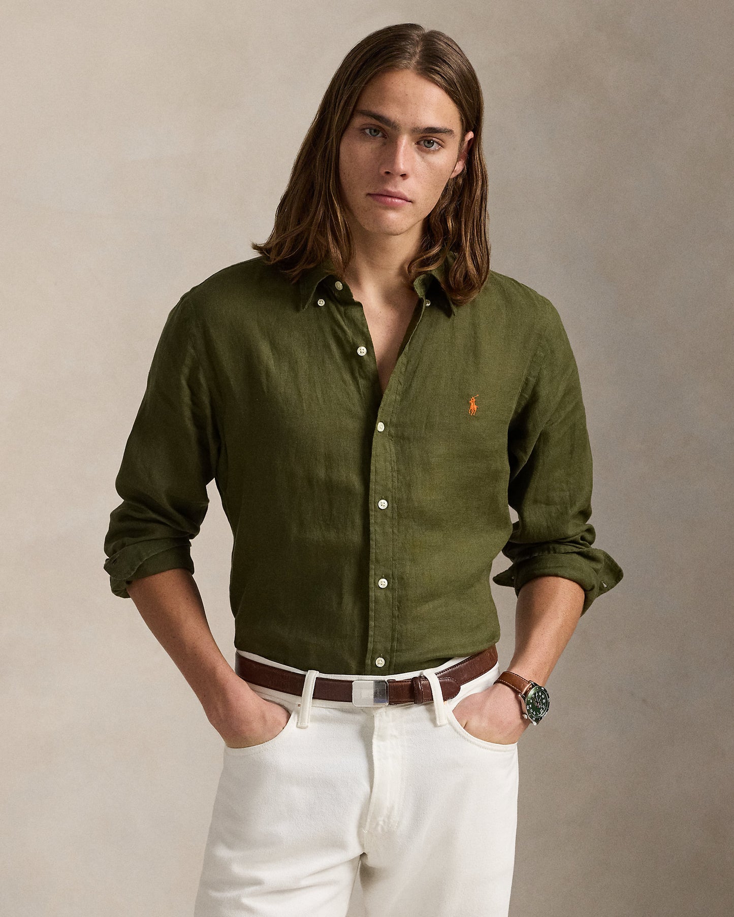 Custom Fit Linen Shirt