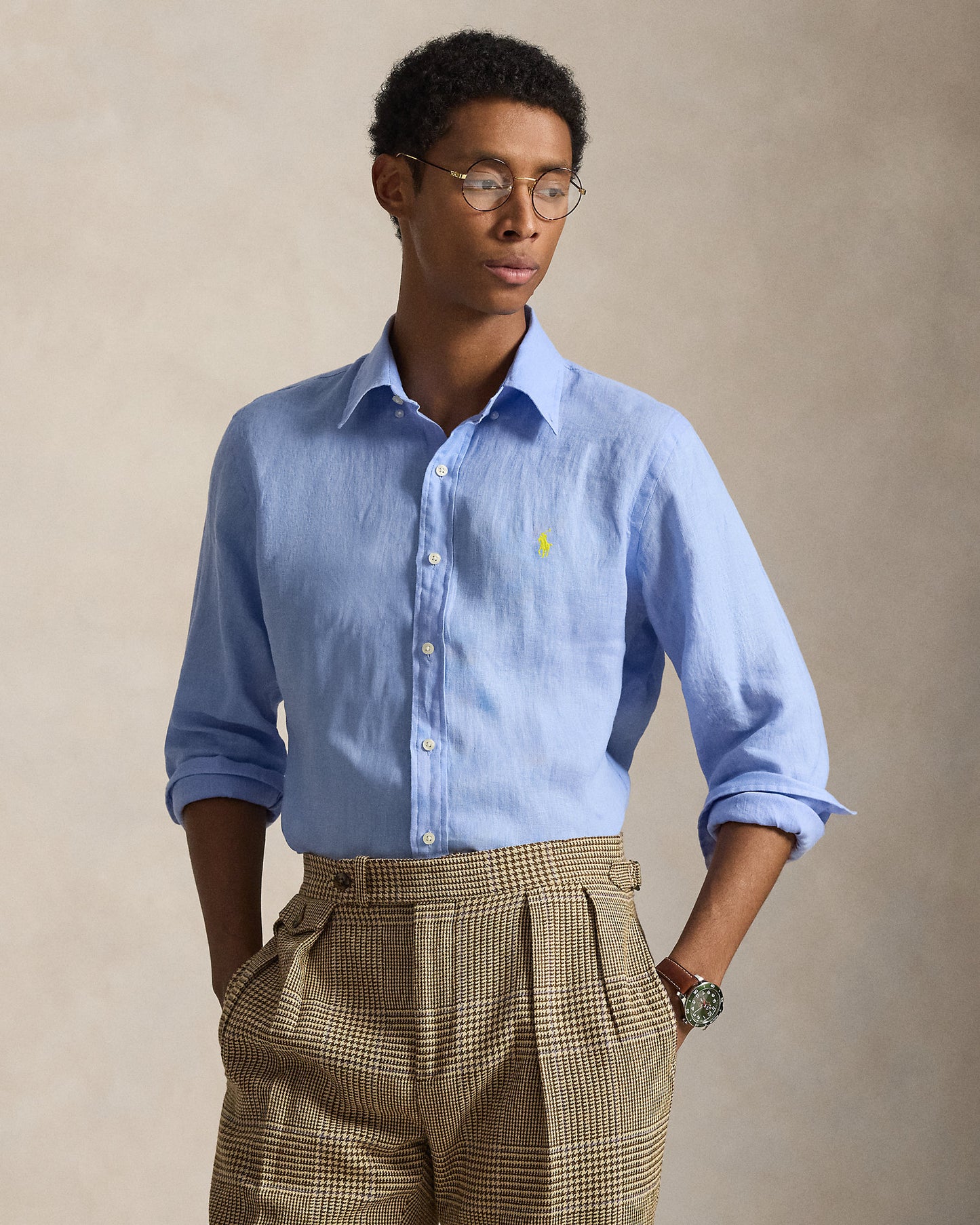 Custom Fit Linen Shirt