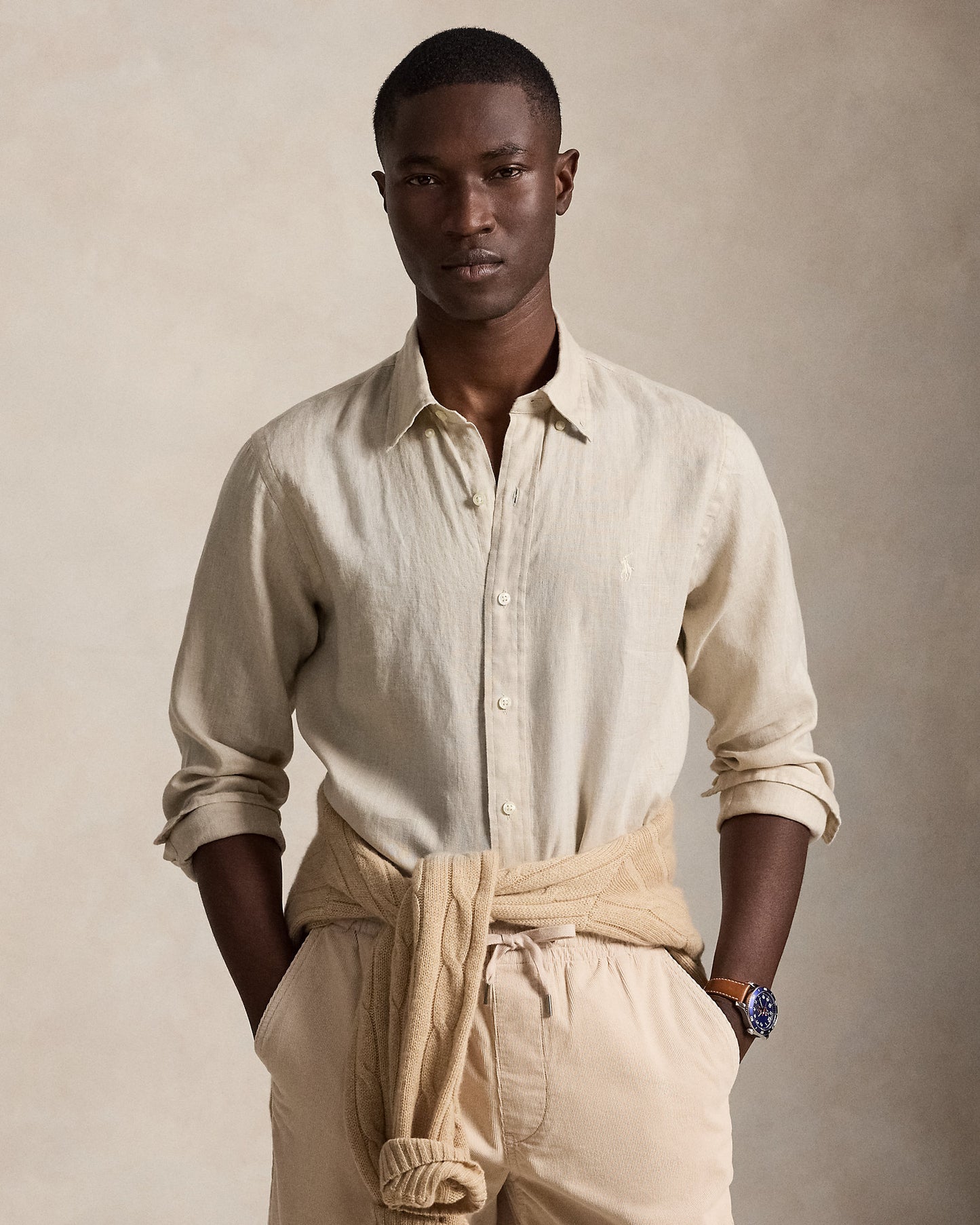 Custom Fit Linen Shirt