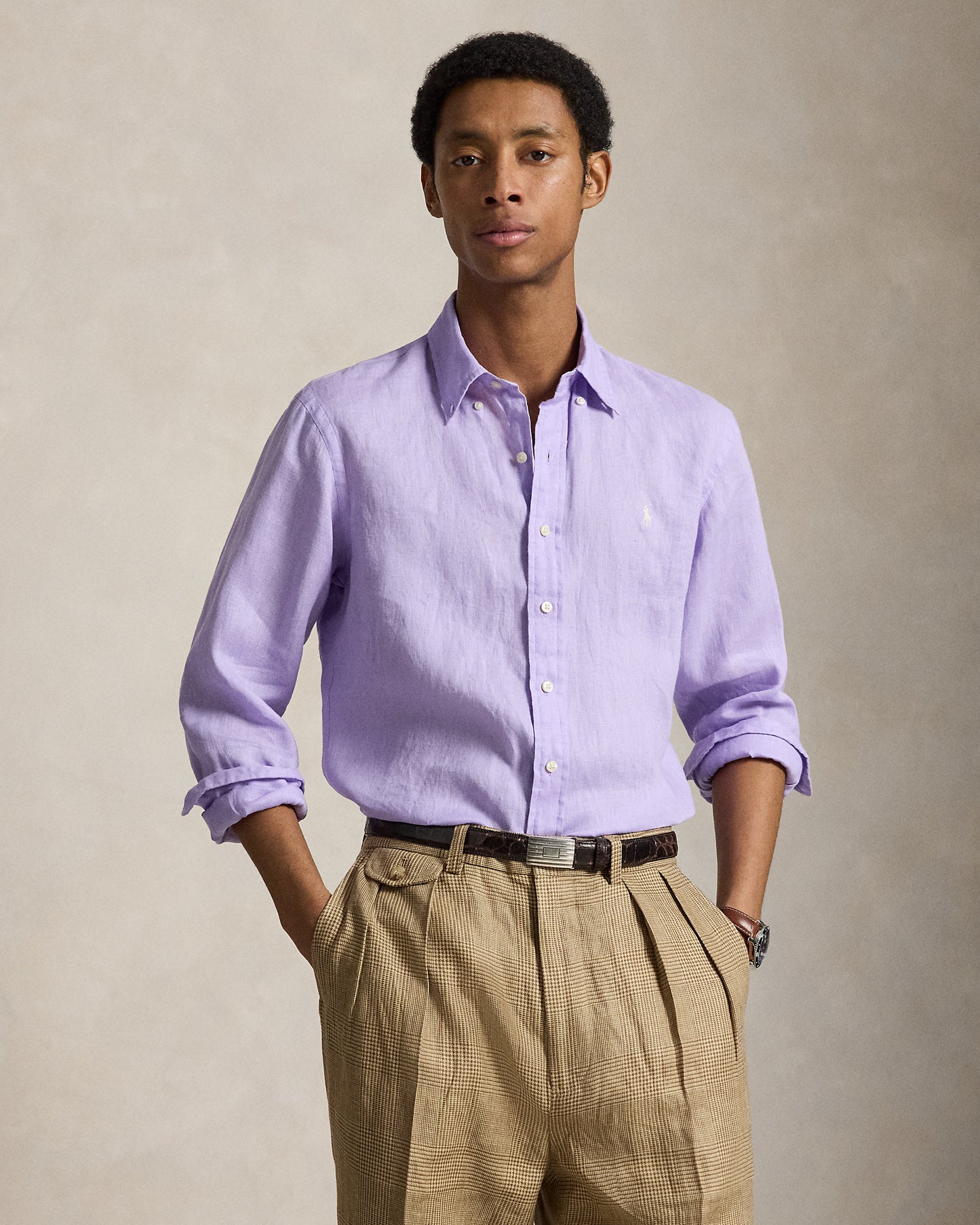 Custom Fit Linen Shirt