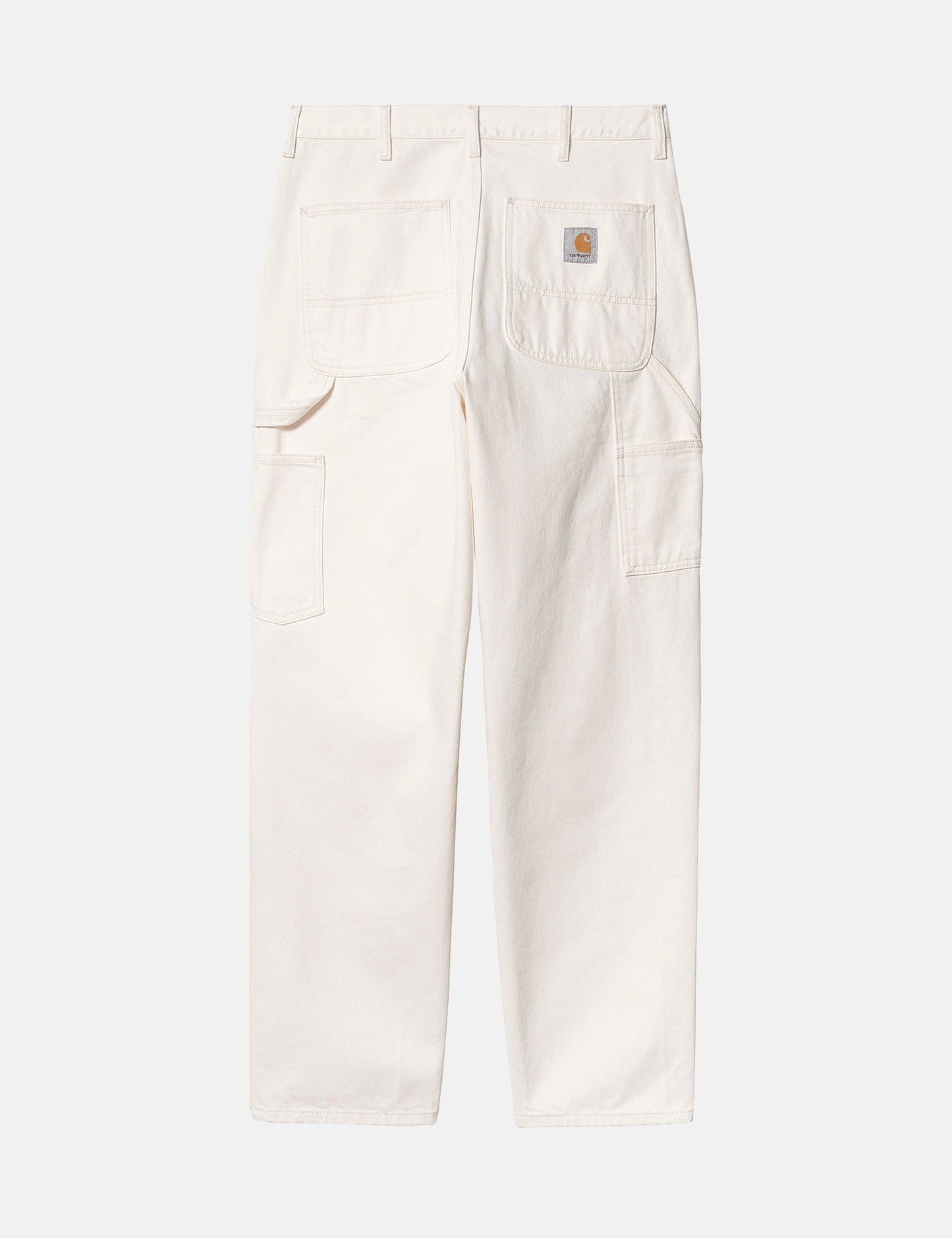 Pantalon coupe droite (denim) - Blanc